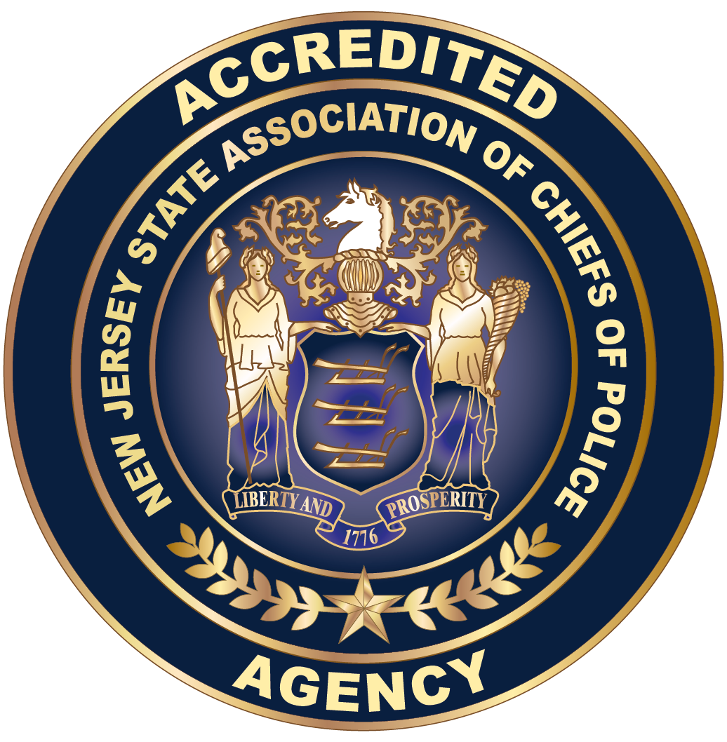 The New Jersey State Association of Chiefs accredidation logo. 